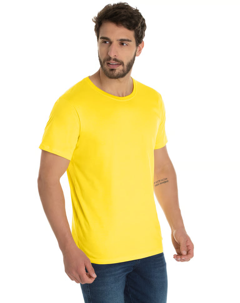 Premium Cotton T-Shirt – Essential Fit Yellow