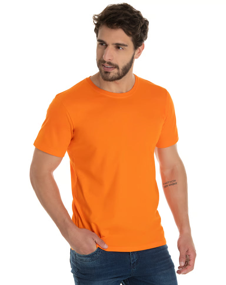 Premium Cotton T-Shirt – Essential Fit Orange