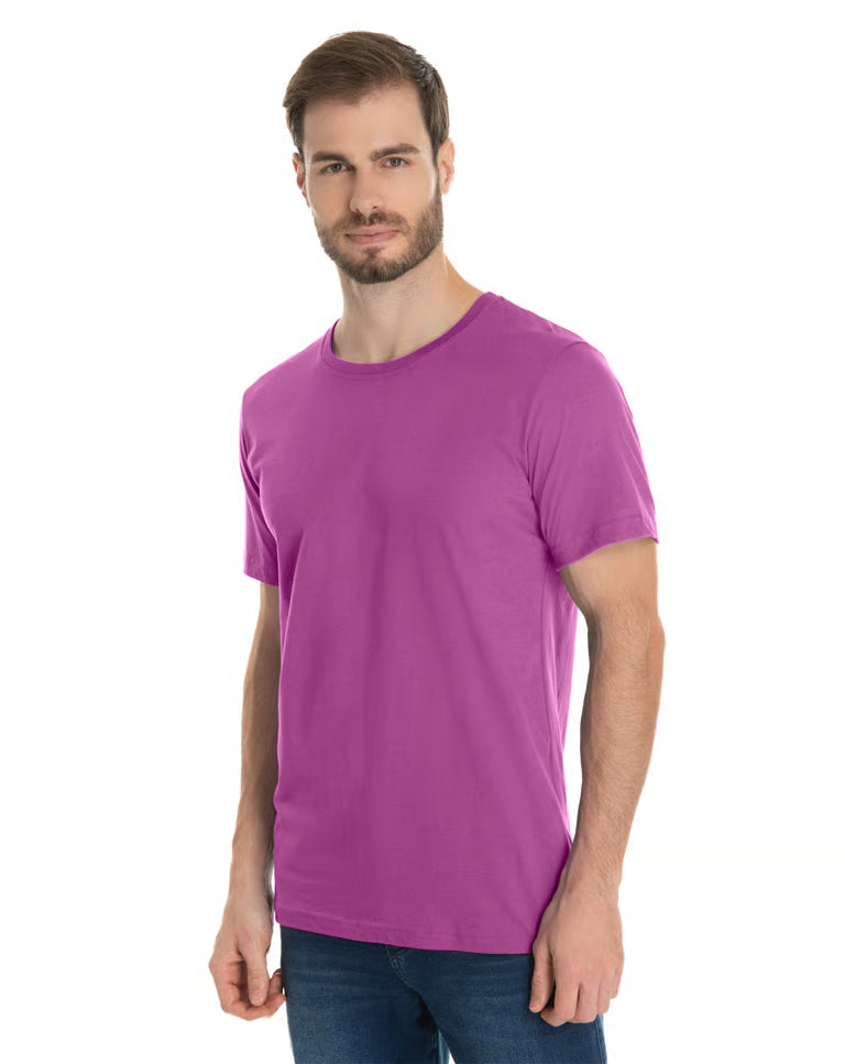 Premium Cotton T-Shirt – Essential Fit Purple